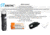 EAGTAC DX3B Clicky PRO Rechargeable XHP50.2 LED 2500 Lumen LED Flashlight, Black, Small 4253