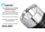 EAGTAC DX3L MKII Flashlight, SST70 CW LED, 3100lm, Black, DX3L MKII-SST70-CW