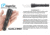 EAGTAC G25C2 Flashlight, XM-L2 U4 CW LED, 1351lm, Black, G25C2-XML2-CW