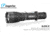 EAGTAC G25C2 Flashlight, XM-L2 U4 CW LED, 1351lm, Black, G25C2-XML2-CW