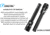 EAGTAC GX30L2-R MKII Flashlight, XHP35 HD CW LED, 2000lm, Black, Medium 4124