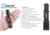 EAGTAC T25C2 Flashlight Kit, XM-L2 U2 NW LED, 1180lm, Black, T25C2-XML2-KIT-NW
