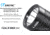 EAGTAC T25L-R MKII Flashlight Base, XHP35 HD CW LED, 2200lm, Black, Medium 4109