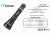 Eagtac USB Rechargeable S25LR XHP35 HD 2000 Lumen Tactical Flashlight, Black, Medium, S25LRXHP35HD