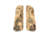 Ed Brown Products Bobtail Grip Bushing, 1911, Buckeye Burl, Pair 12, Burlwood, 45-BURL-12