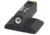 Ed Brown Products Dovetail Night Front Sight, 1911, 0.18in Height, 65 degree Dovetail, Black, 1620-180