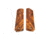 Ed Brown Products Grip Bushing, 1911, Government, Smooth, Poplar Burl, Pair 1 Design, Amber, 45-POPL-1