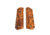 Ed Brown Products Grip Bushing, 1911, Government, Smooth, Poplar Burl, Pair 12 Design, Amber, 45-POPL-12