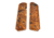 Ed Brown Products Grip Bushing, 1911, Government, Smooth, Poplar Burl, Pair 3 Design, Amber, 45-POPL-3