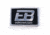 Ed Brown Products Logo Patch, Velcro Back, 2x3 in, Black/Silver, 962-PATCH