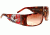 Ed Hardy Beautiful Ghost / Crystal Sunglasses - Tortoise Frame, Brown Lens