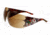 Ed Hardy Brad Original Crystal Sunglasses - Tortoise Frame, Brown Lens