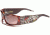 Ed Hardy Death is Certain Sunglasses - Tortoise Frame, Brown Lens