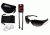 Edge Eyewear Acid Gambit 2 Lens Kit, Soft-Touch Matte Black Frame / Polarized Gradient , SG2K-2