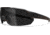Edge Eyewear ARC Light Shooting Glasses, Black Frame, G-15 Vapor Shield Lenses, Standard, AL17VS