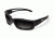 Edge Eyewear Blade Runner Sunglasses, Soft-Touch Matte Black Frame / Polarized Gradient , GTSBRG716