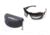Edge Eyewear Brazeau Safety Glasses - Black Frame, Polarized Gradient Lens TXBG216 w/ FREE Hard Case