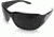 Edge Eyewear Civetta Safety Glasses - Black Frame, Smoke Lens YC116