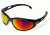 Edge Eyewear Dakura-Black / Aqua Precision Red Mirror Lens with Gasket GSWAP119
