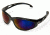 Edge Eyewear Dakura-Black / Blue Mirror Lens with Gasket GSW118