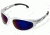 Edge Eyewear Dakura-Silver / Blue Mirror Lens with Gasket GSW128