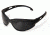 Edge Eyewear Falcon Safety Glasses - Black Frame, G-15 Lens SF61-G15