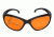 Edge Eyewear Falcon Safety Glasses - Black Frame, Tiger's Eye Lens SF610