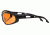 Edge Eyewear Falcon Safety Glasses - Black Frame, Tiger's Eye Lens SF610