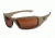 Edge Eyewear Hamel Sand Thin Temple Sunglasses, Matte Sand Frame / Polarized Copper Lens, TXH735-TT
