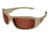 USED Edge Eyewear Hamel Sand Thin Temple Matte Sand Frame / CopperDriving Vapor Shield Lenses, One Size, TXH735VS-TT, EDEMO1