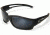 Edge Eyewear Kazbek Polarized-Black / G-15 Silver Mirror Lens with Gasket GTSK21-G15-7