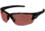Edge Eyewear Khor G2 Safety Glasses - Black Frame / CopperDriving Lenses, One Size, SDK115-G2