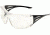 Edge Eyewear Ossa Fit Over Safety Glasses Black Frame Large Clear Lens Xf111 L