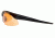 Edge Eyewear Sharp Edge Safety Glasses - Black Frame, Tiger's Eye Lens SSE610