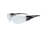 Edge Eyewear Viso Shooting Glasses, Black Frame, Clear Vapor Shield Lens, 200 Pieces Per Case, CV111VS