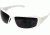 Edge Safety Brazeau Torque with Yellow E Logo, Smoke Lens, White Frame, XB146-E1