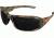 Edge Safety Brazeau with Orange E Logo, Smoke Lens, Camouflage Frame, XB116CF-E2