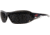 Edge Safety Eyewear Brazeau Patriot 1 Sunglasses, Black &amp; American Flag Frame, Smoke Lens, One Size, XB116-P1
