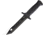 Eickhorn Solingen KM 4000 German Military Knife, 6.63 black Kalgard coated tanto blade, Black synthetic handle, 825130