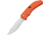 EKA G3 Orange Fixed Blade Knife, Sandvik 12C27 Steel, Drop Point, Orange Handle EKA737308
