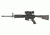 Elcan SpecterDR 1x/4x Optical Sight, 5.56mm, Crosshair