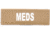 Eleven 10 1x3 Med Name Tape Patch, White Glow - E10-7003-MEDS-CYT/GLO