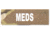 Eleven 10 1x3 Med Name Tape Patch, White Glow - E10-7003-MEDS-MTC/GLO