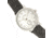 Elevon Northrop Leather-Band Watch, Grey/White, ELE110-1