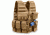 Elite Survival Systems MVP Commandant Tactical Holster Vest, Left Hand Holster, Coyote Tan MVP030102-T