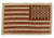 Elite Survival Systems US Flag Patches - Reverse Orientation, Coyote/FDE, 3.5in x 2in ID-US-106