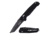 Elite Tactical 8in Folding Knife, 3,5 in, 8Cr13 Stainless Steel, Drop Point, Serrated, Black, ET-1016TB-SO