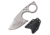 Elite Tactical Teardrop Fixed Blade Knife, 2.25 in, D2 Steel, Drop Point, Light Stonewash, ET-FIX011