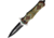 ElitEdge Southwest A/O Folding Knife, 5in Closed, 3.5in, Two-Tone False Edge Stainless Spear Point Blade, Nickel Silver Handle, 10-A90INART