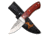 Elk Ridge Fixed Knive, 2.6in Blade, 3CR13 Steel Blade, Brown/Wood, ER-200-18WD